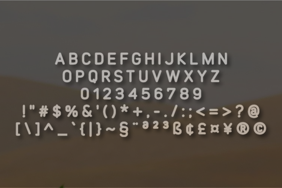 Shoffer Font PNG with transparent background - Preview 1