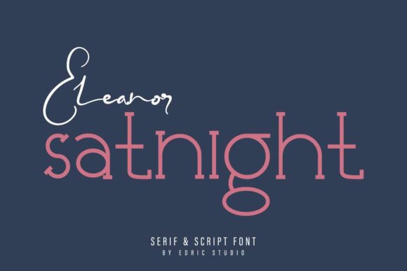 Eleanor Satnight Font - Preview 1