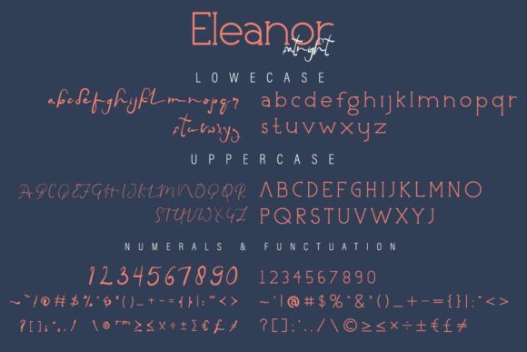 Eleanor Satnight Font - Preview 6
