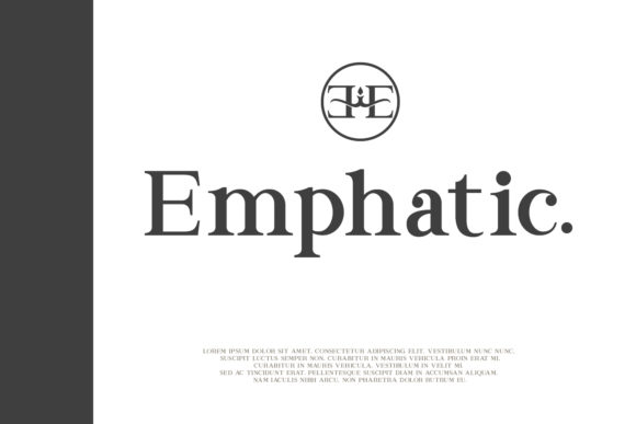 Emphatic Font - Preview 3