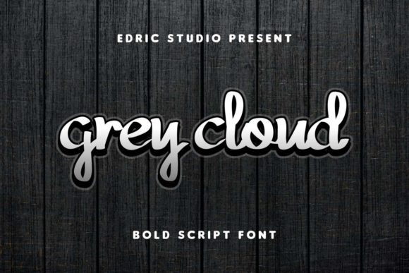 Grey Cloud Font - Preview 1