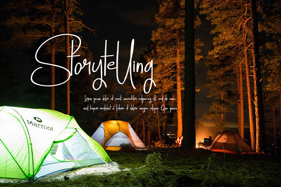 Horizon Mountain Font PNG with transparent background - Preview 4