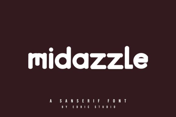 Midazzle Font PNG with transparent background - Preview 1