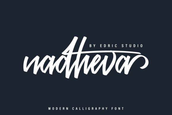 Nadheva Font PNG with transparent background - Preview 1