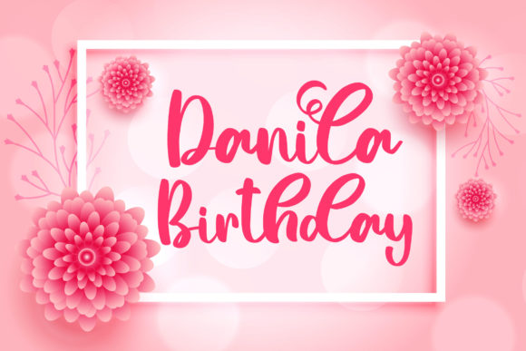 Nadine Sheila Font PNG with transparent background - Preview 2