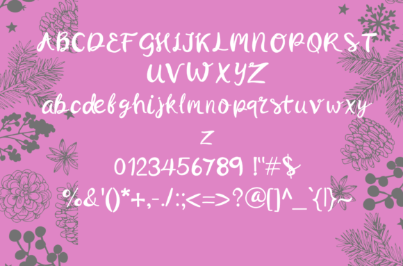 Quinny Font PNG with transparent background - Preview 1