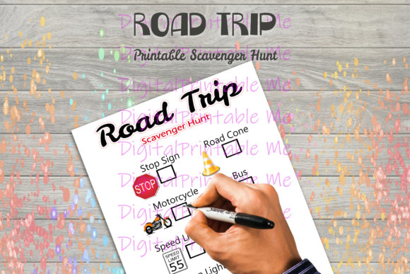 Road Trip Scavenger Hunt Kid Game