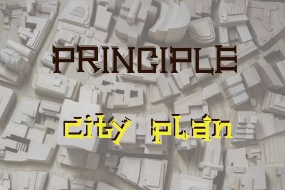 A City Model Font - Preview 2