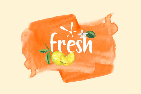 Aaron Fresh Font PNG with transparent background - Preview 5