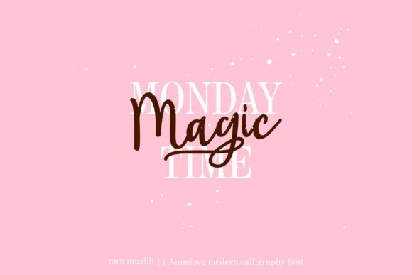 Annelove Font - Preview 1