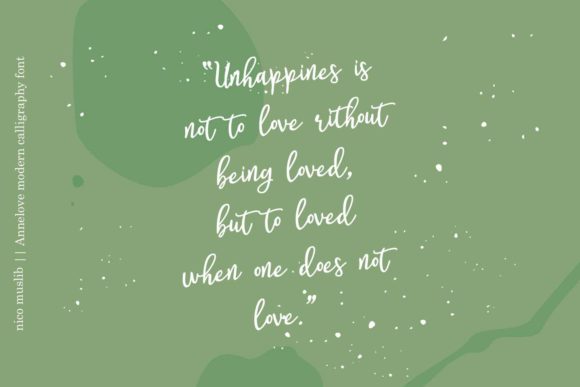 Annelove Font - Preview 6