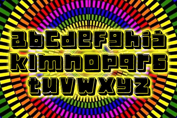 Crazy Font - Preview 1