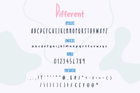 Different Font - Preview 2
