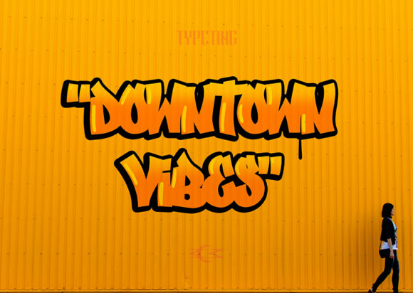 Downtown Vibes Font PNG with transparent background - Preview 1