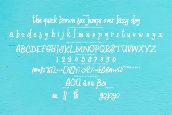 Eathoc Font PNG with transparent background - Preview 5