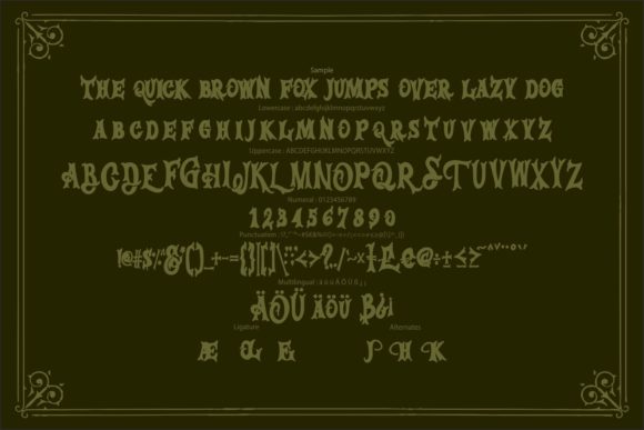 Emogine Font PNG with transparent background - Preview 5