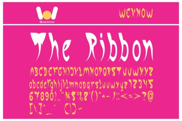 Experiment Butterfly Font PNG with transparent background - Preview 1