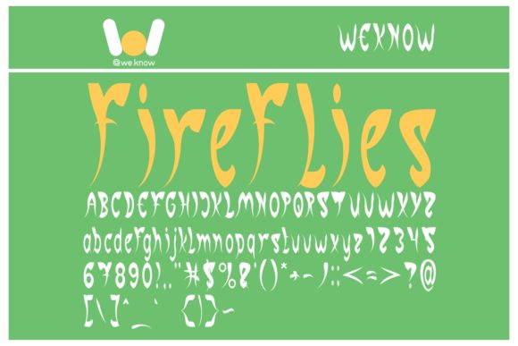 Experiment Butterfly Font PNG with transparent background - Preview 2