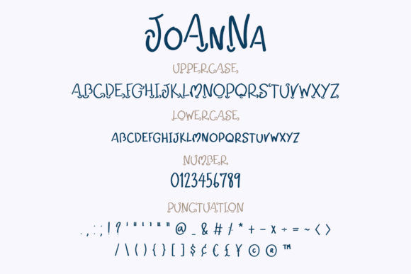 Joanna Font PNG with transparent background - Preview 2