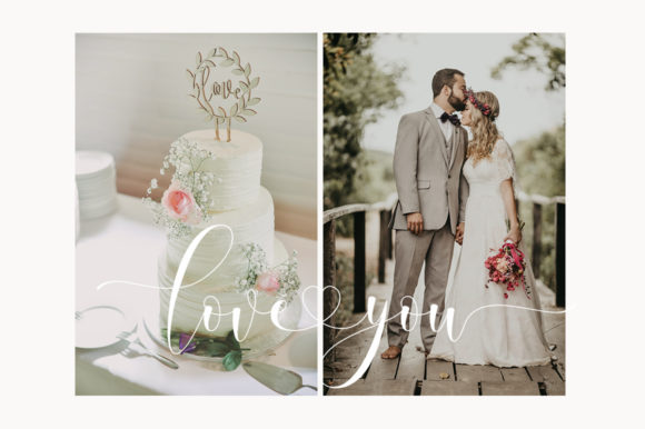 Love Derlina Font PNG with transparent background - Preview 2