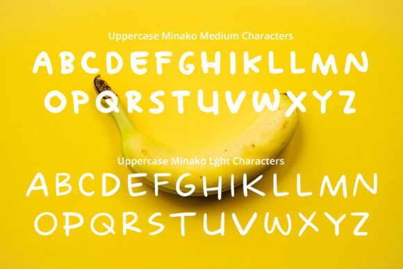 Minako Font PNG with transparent background - Preview 2