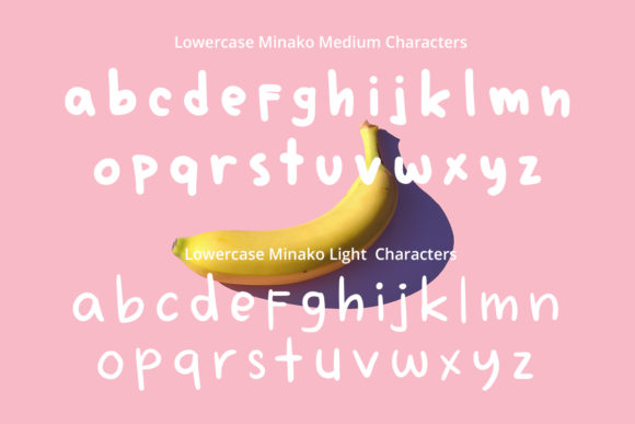 Minako Font PNG with transparent background - Preview 3