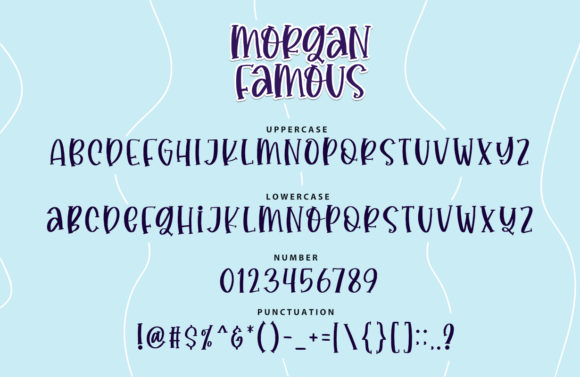 Morgan Famous Font PNG with transparent background - Preview 2
