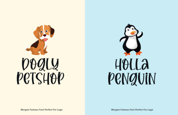 Morgan Famous Font PNG with transparent background - Preview 4