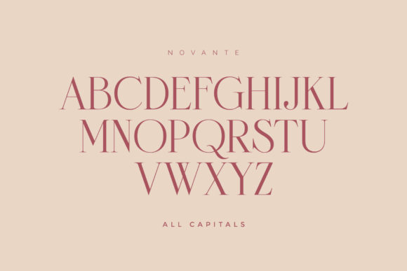 Novante Font PNG with transparent background - Preview 1