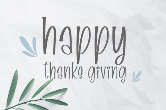 Fall Harvest Font - Preview 4