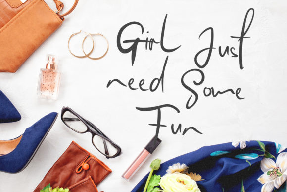 Madam Frilleug Font PNG with transparent background - Preview 3