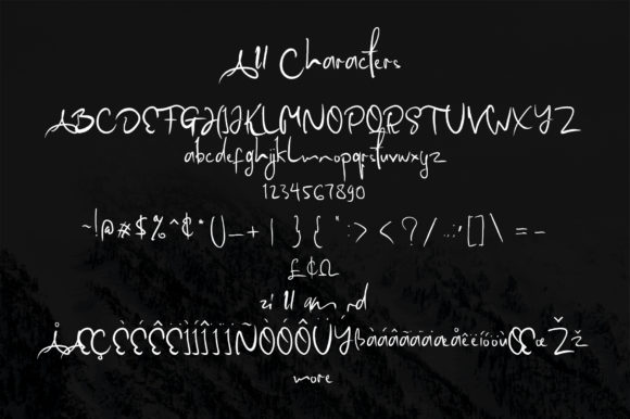 Madam Frilleug Font PNG with transparent background - Preview 6