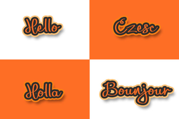 Marshill Font PNG with transparent background - Preview 2