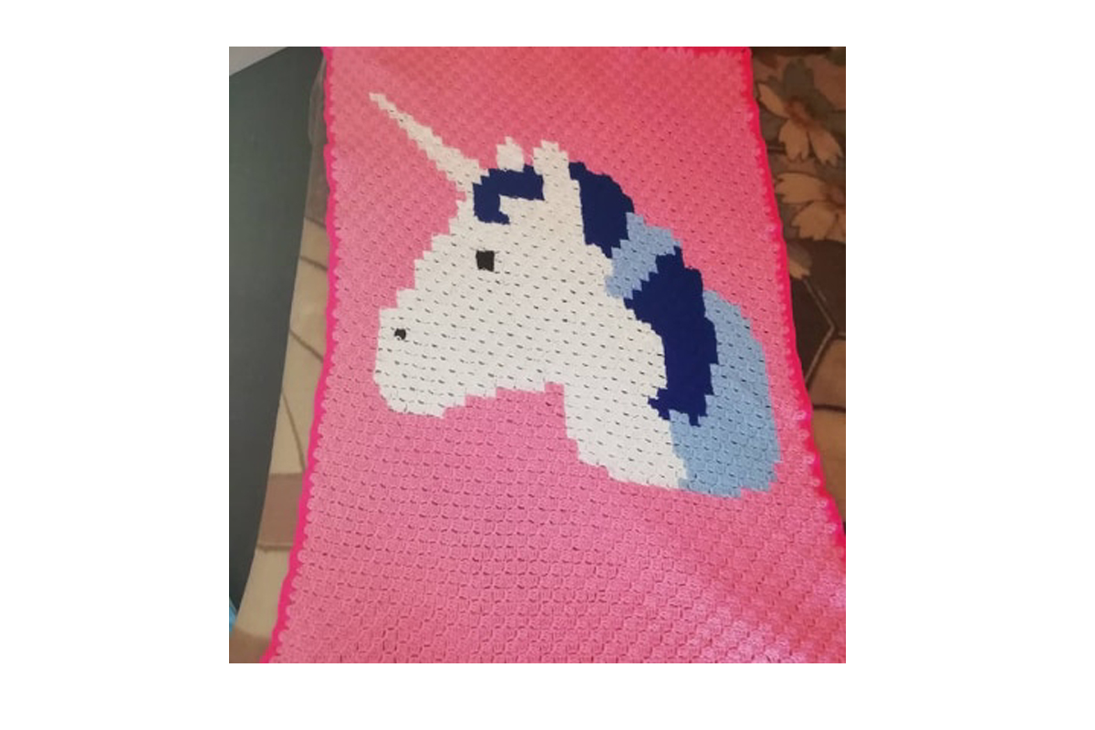 Unicorn 1 Small Baby C2c Blanket Pattern