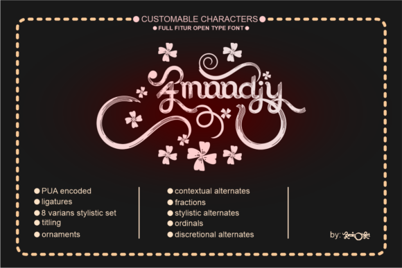 Amoodjy Font - Preview 1