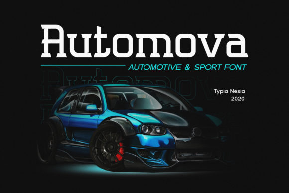 Automova Font - Preview 2