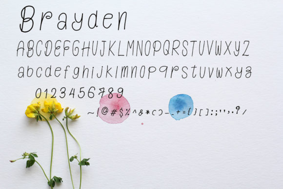Brayden Font - Preview 1