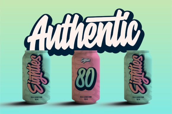 Eighties Font - Preview 3