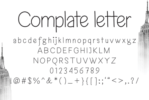 Hello Mini Font PNG with transparent background - Preview 3