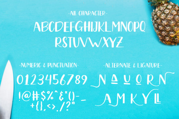 Rollena Font PNG with transparent background - Preview 6