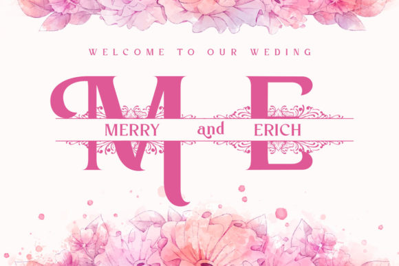 Aqueela Monogram Font - Preview 2