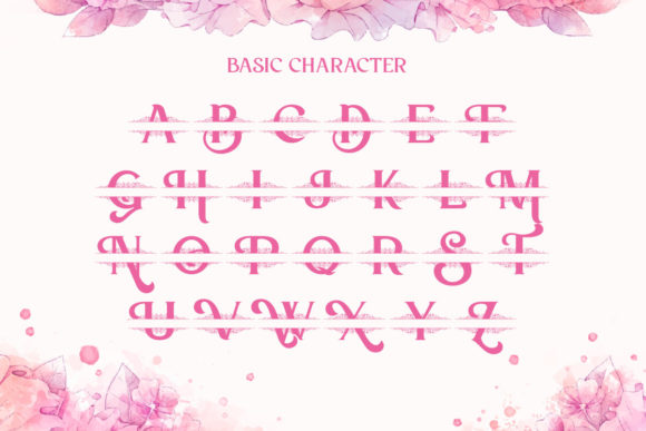 Aqueela Monogram Font - Preview 4