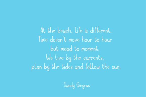 Beach Life Font - Preview 3
