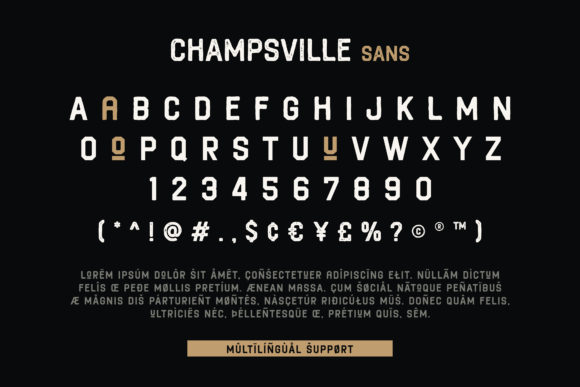 Champsville Font - Preview 1