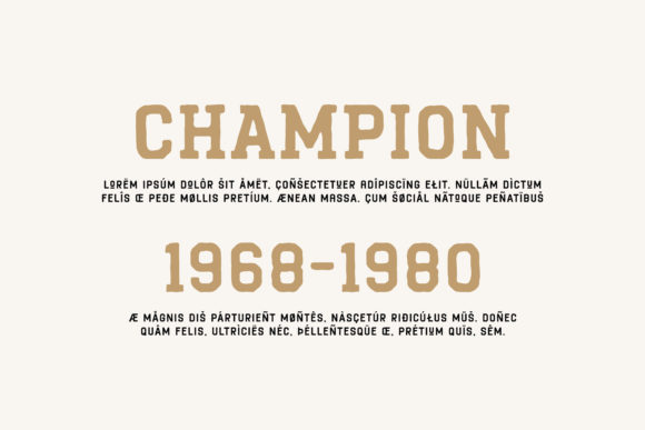 Champsville Font - Preview 5