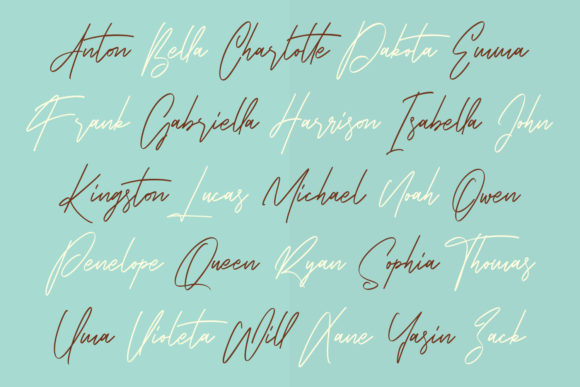 Chordettes Font - Preview 2