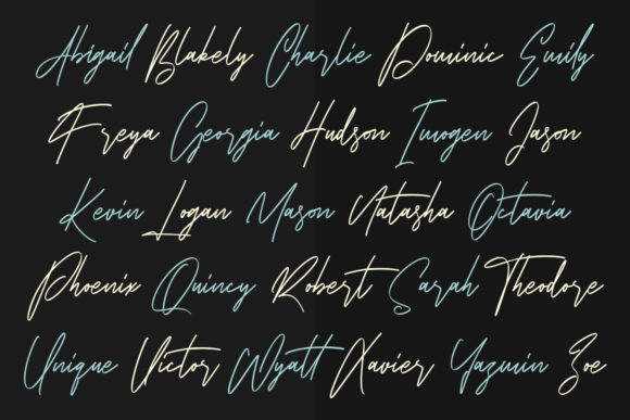 Chordettes Font - Preview 3
