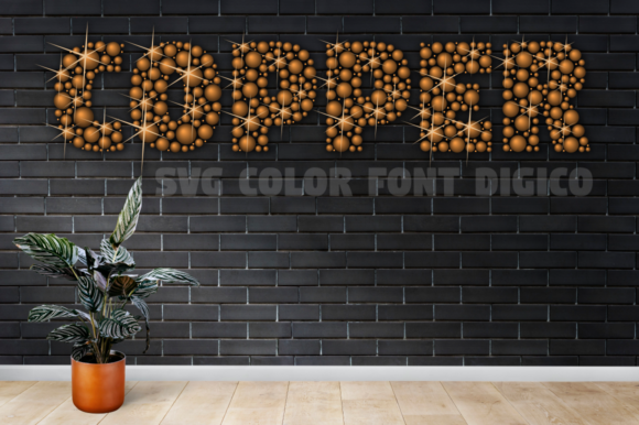 Digico Metals Font PNG with transparent background - Preview 3