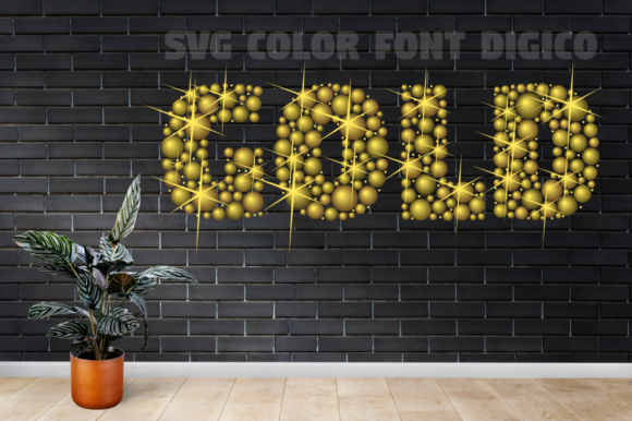 Digico Metals Font PNG with transparent background - Preview 5