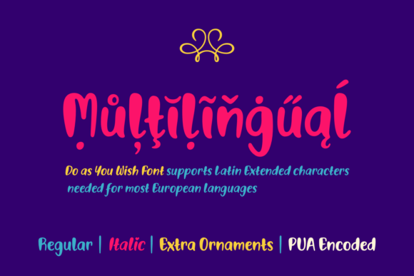 Do As You Wish Font - Preview 4